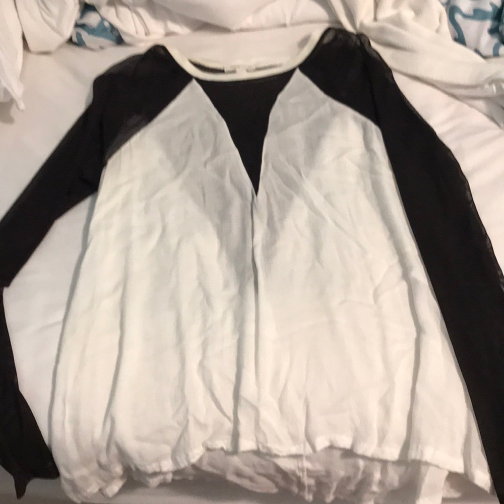 Mesh sleeve top